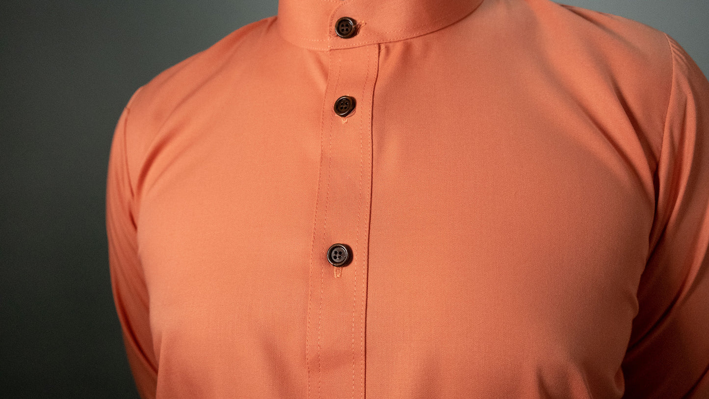 Salmon - Kurta Collared