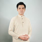 Beige - Kurta Collared