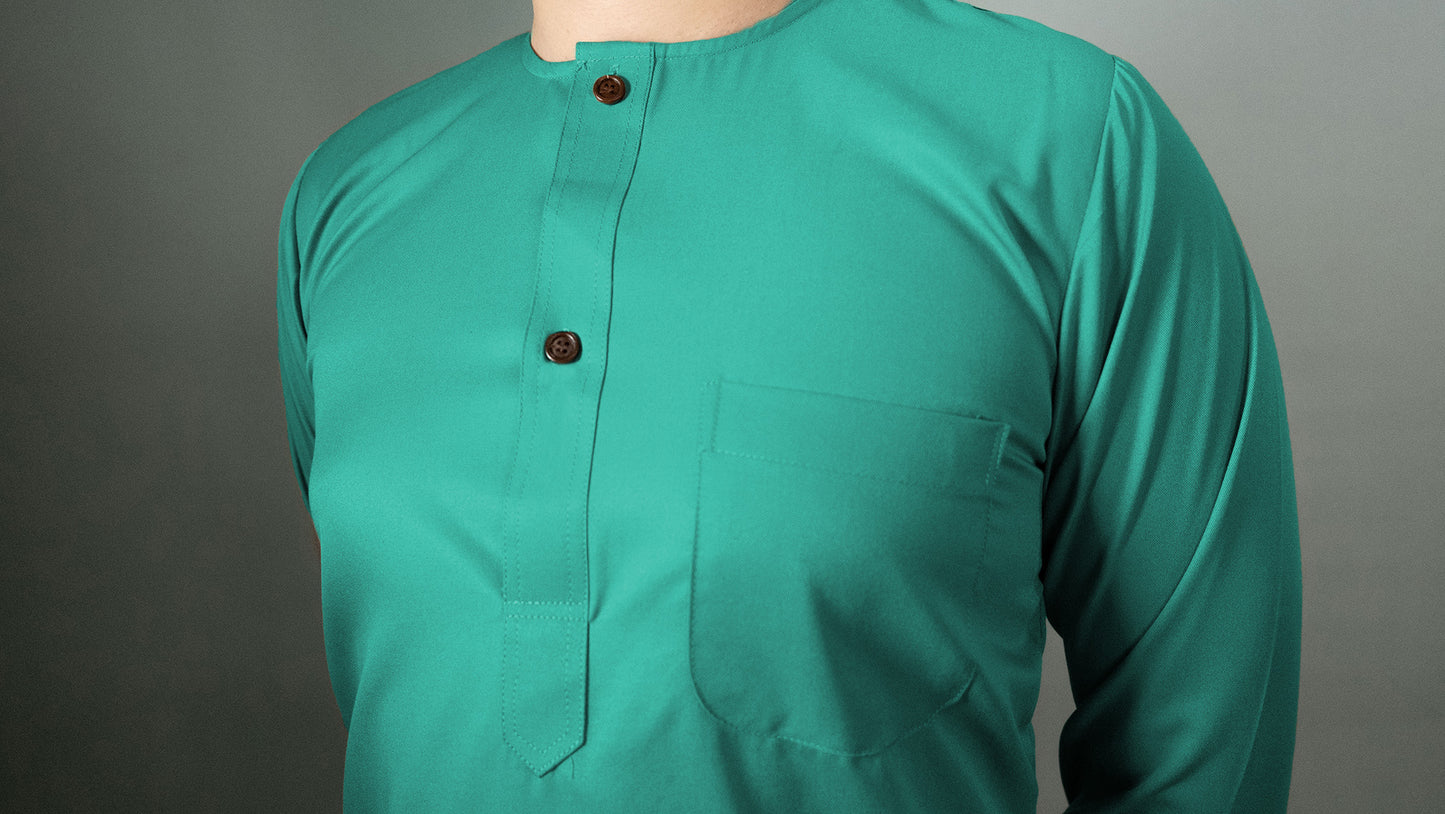 Turquoise Green - Kurta Casual