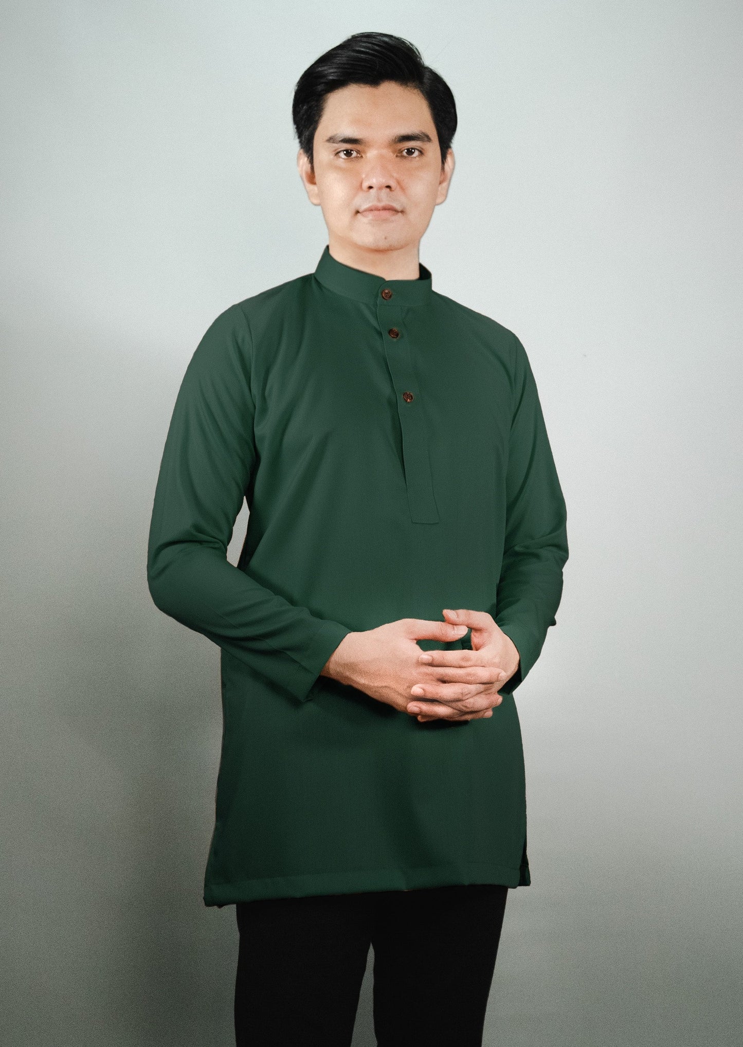 Green - Kurta Collared